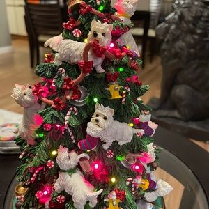 Westie Danbury Mint Christmas Tree Home Decor in excellent condition.